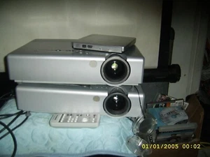 2 mal Panasonic PT-L60NTE mit einer fb und ein stromkabel lampe bei 850 std/117 - Bild 1 von 17