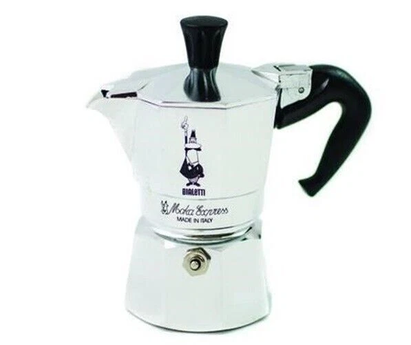 Bialetti Moka Express 1 Tazza Macchina per Caffè - Argenta