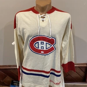 BEAUTIFUL Bob Gainey #23 AUTO'D Montreal Canadiens Circa 1960 Sweater Jersey!! - Picture 1 of 6