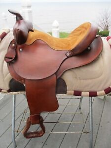 15'' QH BARS #73 Circle A American Saddlery leather western Barrel saddle