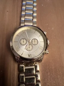 Fmd Gold Tone Men’s Watch New Battery Working - Picture 1 of 10