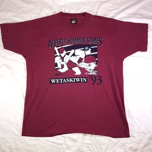 Vintage 1993 Alberta Summer Games Wetaskiwin T-Shirt Gr. XL Screen Stars - Bild 1 von 5