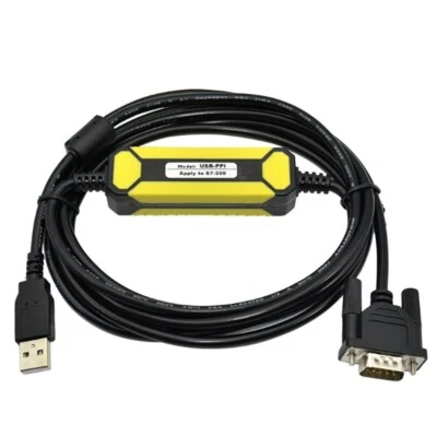 USB-PPI Suitable for Siemens AMSAMOTION S7-200 PLC programming Cable Adapter - Image 1 of 2
