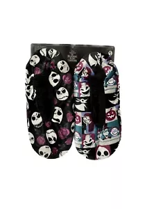 Calcetines de zapatillas para mujer Fuzzy Babba The Nightmare Before Christmas, 2 pares 7-9,5 - Imagen 1 de 5