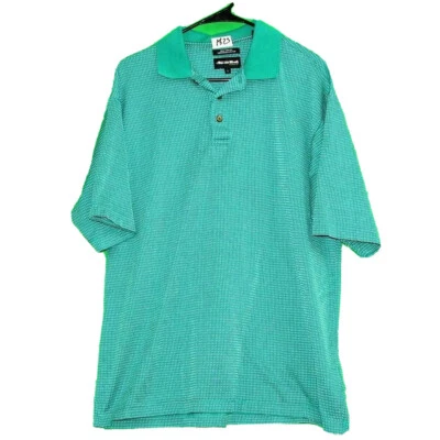 Camisa de golf Bolle, grande, verde con puntos blancos, golf Foto 1 de 4