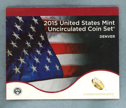 2015  D ~ MINT SET ~ 14 COINS ~ MINT PACKAGING (1/2 SET) Cover