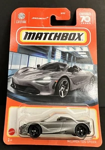 2023 Matchbox METAL 66/100 McLAREN 720S SPIDER MBX SHOWROOM ~ BOX SHIPS FREE - Picture 1 of 8