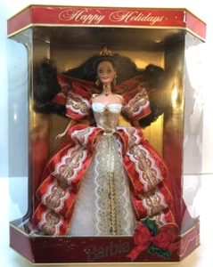 Happy Holidays 10th Anniversary 1997 Special Edition Barbie Doll, NRFB - Picture 1 of 3