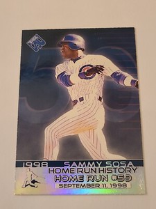 1999 PACIFIC HOME RUN HISTORY SAMMY SOSA CHICAGO CUBS #18