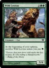 WILD LEOTAU FOIL Conflux MTG Magic the Gathering Cards DJMagic
