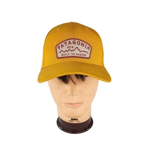 Patagonia Throwback Logo Snapback Hat Built to Endure 1973 Outdoors Sports Cap - Picture 1 of 9