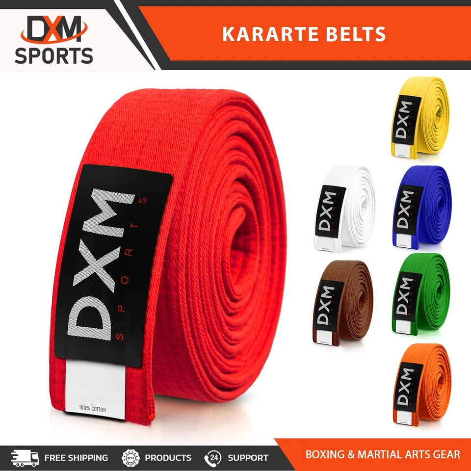 Cinturón DXM Deportes Taekwondo Karate Artes Marciales Uniforme Cinturones de Clasificación Niños Adultos Foto 1 de 1