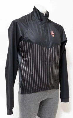 Panache Cycling Wind Jacket Men LARGE 2XL Black Road Bike MTB Gravel Pockets - Image 1 of 2