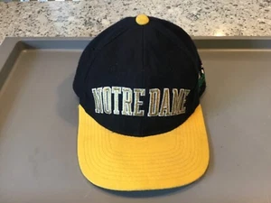 Vintage Starter“The Natural” Notre Dame Fighting Irish Fitted Hat SZ 7 USA Made - Picture 1 of 7