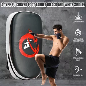 Kick Boxing Strike Curved Thai Pad MMA Training Focus Muay Thai Punch Shield USA - Picture 1 of 11