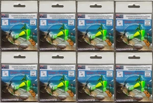 8x Pompano Paternoster Float rigs, 2x 2/0 circle, complete ready to fish - Picture 1 of 14