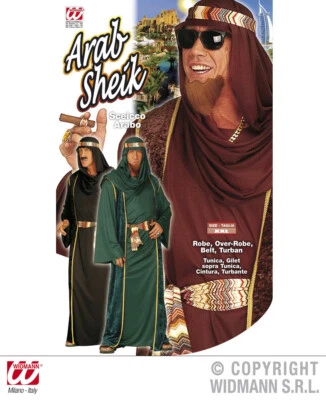 WIDMANN Kostüm Araber Scheich Größe S - Araber