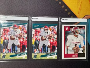 2020 Panini Prestige RC Jalen Hurts #248 Eagles X2 Cards + 2020 Score RC - Foto 1 di 3