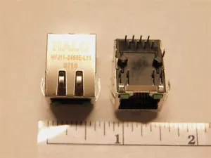 2 Halo HFJ11-2450E-L11 Fast-Jack 10/100BASE-TX RJ45 Ethernet Jacks Grn-Grn LEDs - Picture 1 of 1
