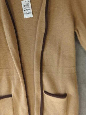 Charter Club Suéter Para Mujer Extra Grande Color Camel Cárdigan Abierto Carrera Nuevo Con Etiquetas Foto 1 de 4