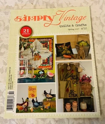 Simply Vintage Quilts and Crafts Magazine Spring 2017 Number 22 - Image 1 of 3