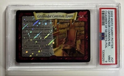 Harry Potter TCG COS GRYFFINDOR COMMON ROOM Foil Holo WOTC 27/140 PSA 9 Mint - Image 1 of 2