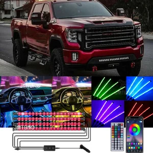 For GMC Sierra 1500 Car Interior Accessories RGB LED Floor Decorative Strip Lamp - Picture 1 of 18