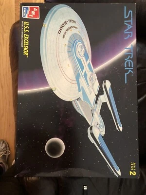 STAR TREK USS EXCELSIOR - AMT/ERTL MODEL #6630 NEW (OPEN BOX-SEE DESCRIPTION) - Image 1 of 2
