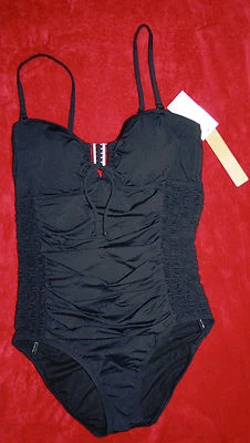 Bandeau/correas Captiva negras de una pieza talla M/8,10 RTL $108 Foto 1 de 2