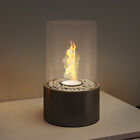 Bio Ethanol Inset/Wall Mounted Fireplace Biofire Fire Burner Toughened Glass UK