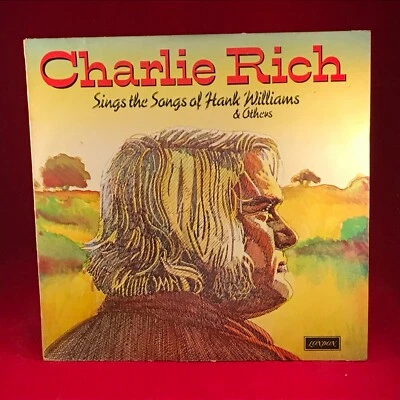 CHARLIE RICH Sings The Songs Of Hank Williams 1974 vinyl LP Your Cheatin' Heart - Image 1 of 3