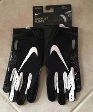Adult Mens Nike Vapor Jet 5.0 Football Gloves Size  XXL Black/White