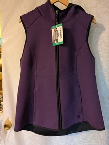 GERRY WOMEN'S LIGHTWEIGHT HOODED KNIT Performance VEST NWT Purple Sz. XL - Picture 1 of 13