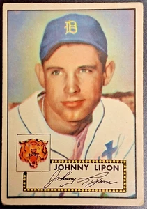 1952 Topps  # 89 Johnny Lipon Detroit Tigers GVG - Picture 1 of 2