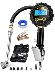 Digitaler Reifenfüller mit Manometer, 200 PSI, Schwerlast Luftkompressor A - Bild 1 von 6