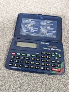 Seiko Oxford English Spellchecker concise thesaurus saur E2000 organiser compute - Picture 1 of 6