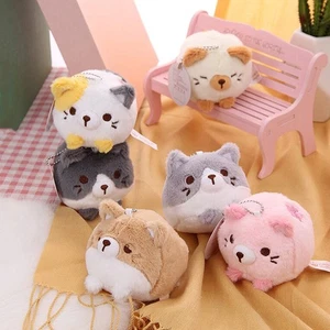 1Pcs Lovely Cartoon Animal Cute Kitten Plush Toy Soft Stuffed Doll Key Ring-! - Picture 1 of 18