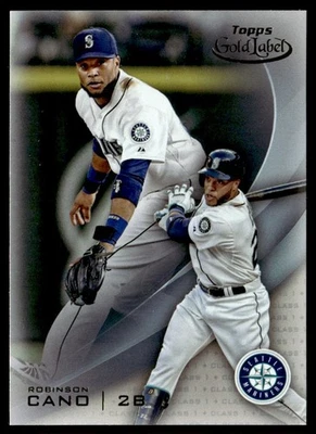2016 Topps Gold Label Class 1 Robinson Cano Seattle Mariners #59 - Image 1 of 2