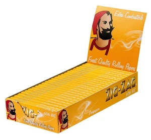 Zig-Zag gelb No.606  Zigarettenpapier (25x 50 Blatt -Packung) - Bild 1 von 6