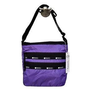 LeSportsac NWT Iris Purple Candace North South Crossbody Bag Adjustable Straps - Picture 1 of 7