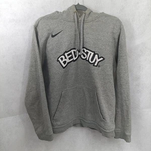 Nike Men's Size Large Hoodie Sweatshirt NBA Brooklyn Nets Bed-Stuy City Edition  - Picture 1 of 23