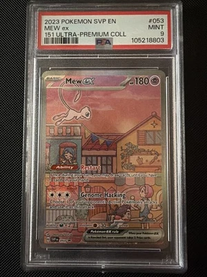 Mew ex 053 Sv: Scarlet & Violet Promo Cards Holo Pokemon TCG - PSA 9 Mint - Image 1 of 2