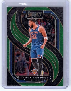 Karl-Anthony Towns 2024-25 Panini Select Premier Level Green Stars #114 Knicks - Bild 1 von 2
