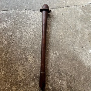 Ancien Casse-tête kanak phallique à collerette. Oceanie . XIXe Nouvelle caledoni - Bild 1 von 15