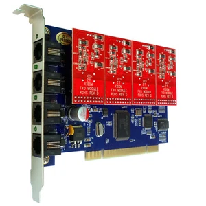 TDM400P FXO FXS Card Supports Asterisk Issabel Free PBX Dahdi Isabel Freeswitch - Picture 1 of 9