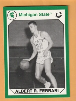 Al Ferrari Michigan State Spartans 1990 Card #109 St. Louis Hawks 13O - Image 1 of 2