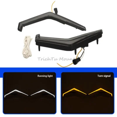 2x LED Front Fang Accent Light Turn Signal Lamps For Polaris RZR Trail S XP 1000 - Image 1 of 4