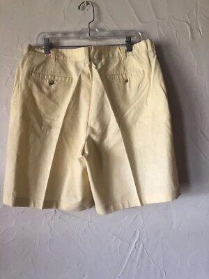 Izod Shorts Size 36 Men’s LINEN Chino Yellow , Pockets - Image 1 of 4
