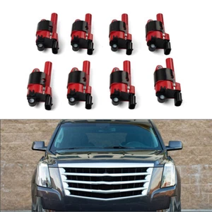 D514A Round Ignition Coil Pack For Chevrolet Silverado For GMC For Cadillac CTS - Picture 1 of 16