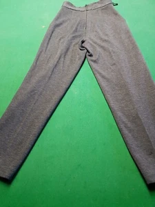 Madame Lizz Women Grey Winter Dress Pants Rear Zip Side Pockets Size M 10 - Picture 1 of 3